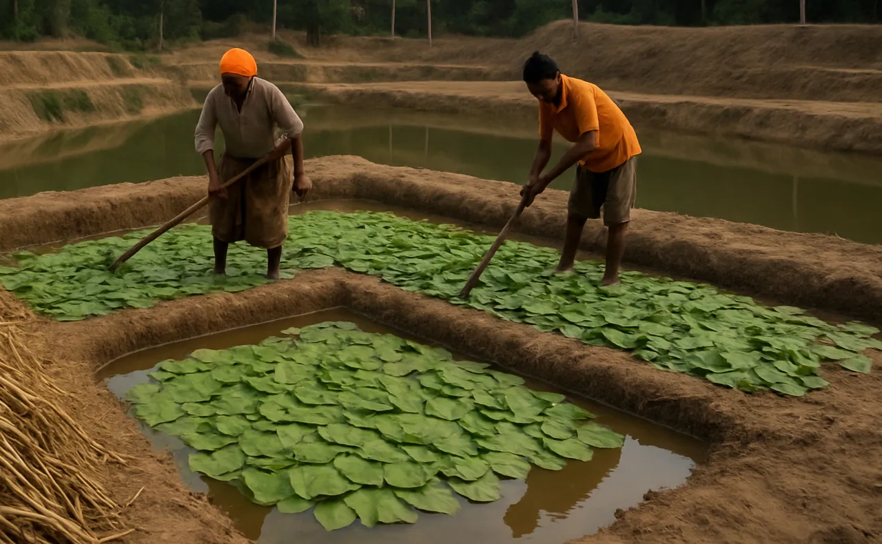 প্রাকৃতিক পুকুর স্তর তৈরির ছবি