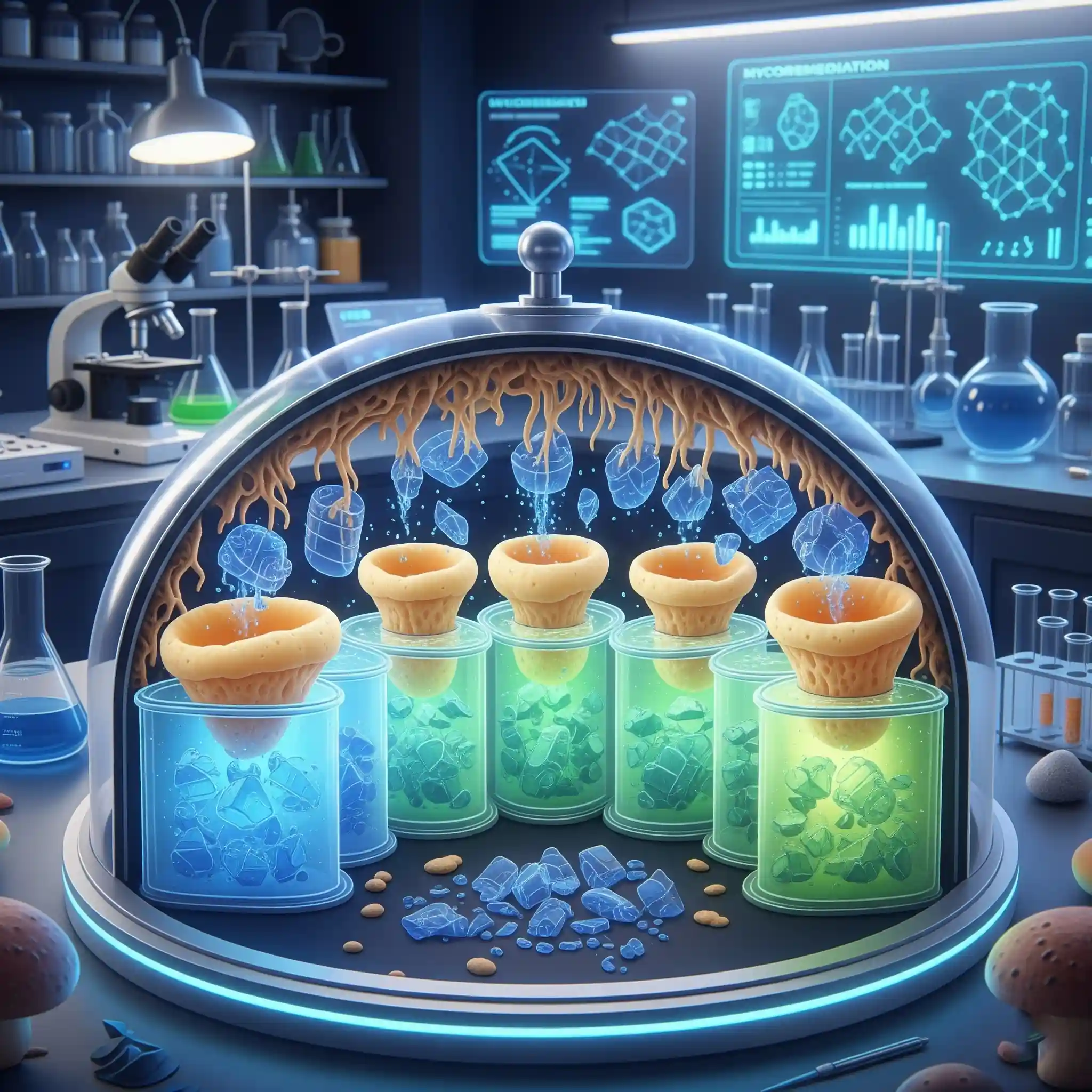 প্লাস্টিক খাওয়া মাশরুম (Plastic-Eating Mushroom) ল্যাবে পরীক্ষা করা হচ্ছে